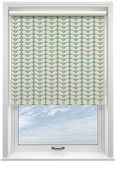 Orla Kiely Solid Stem, Duckegg - Roller Blind